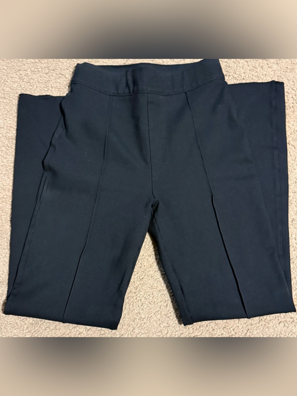 SPANX Black Ponte High-Waist Flare Pants